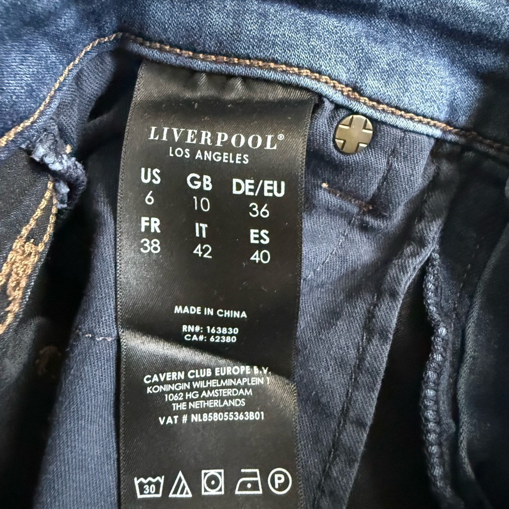 Liverpool Women's Blue Jeans Jeggings - Picture 4 of 4